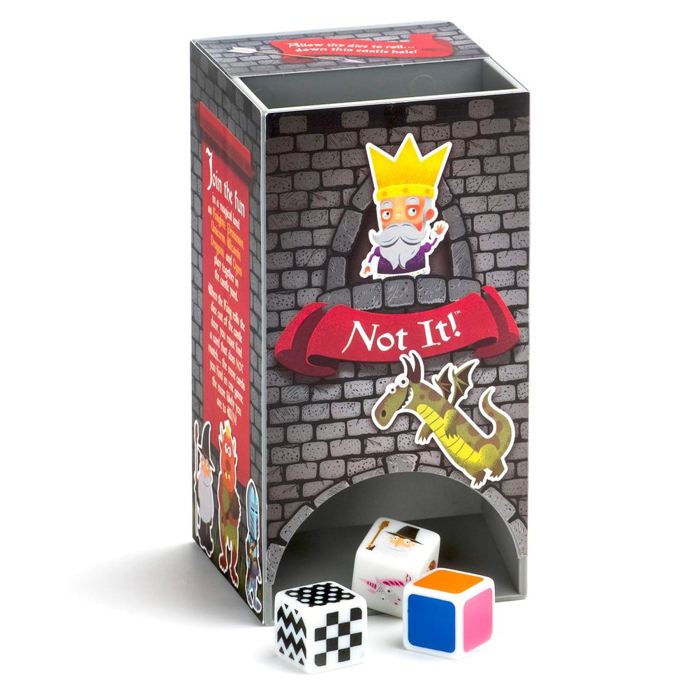 Not It Card Game Fast Paced Family Night Party Game Great for Travel 3+ Players Ages 6+ Castle Land Edition!