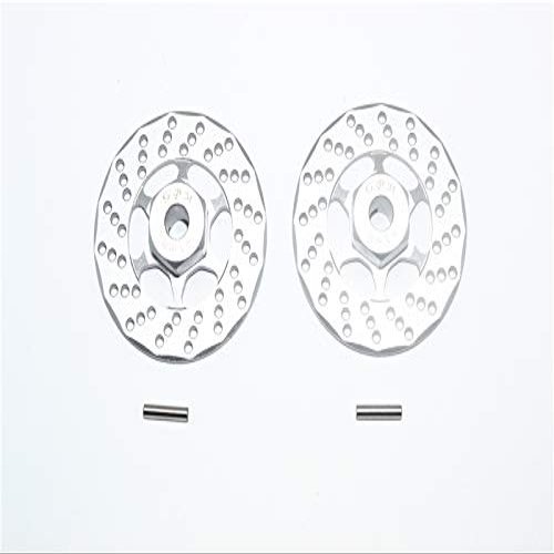 GPM for TRAXXAS-1/10 4WD Ford GT4-TEC 2.0 Aluminum +1MM HEX with Brake DISK-4PC Set (Gray)