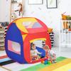 Costzon Ball Pit Play Tent for Kids, 100 Balls Included, Portable Baby Play House for Toddler Indoor & Outdoor USe, Easy Pop Up Fold into a Carrying Case (Red & Purple) view 2