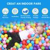 Costzon Ball Pit Play Tent for Kids, 100 Balls Included, Portable Baby Play House for Toddler Indoor & Outdoor USe, Easy Pop Up Fold into a Carrying Case (Red & Purple) view 4