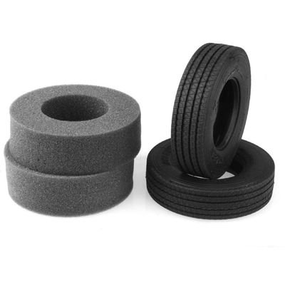 1Pair Lesu Rubber Tires C 1/14 Rc DIY Car Tractor Truck Tmy Model Part