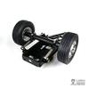 Lesu Metal Trailer B Single Axle for 1/14 Rc Tmy Tractor Truck Car DIY view 2