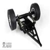 Lesu Metal Trailer B Single Axle for 1/14 Rc Tmy Tractor Truck Car DIY view 4