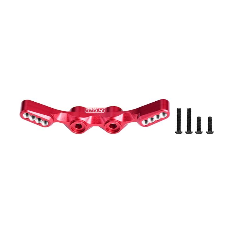 GPM for TRAXXAS-1/10 4WD Ford GT4-TEC 2.0 Aluminum Front Shock Towers -5PC Set (red)