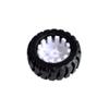 10PCS/LOT K346 43 * 19 * 3mm D-Hole Rubber Wheel Suitable for N20 Motor D Shaft Tire Car Robot DIY Toys Parts view 2