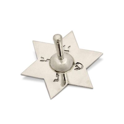 925 Sterling silver Star of David Dreidel kids Hanukkah game