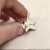 925 Sterling silver Star of David Dreidel kids Hanukkah game view 3