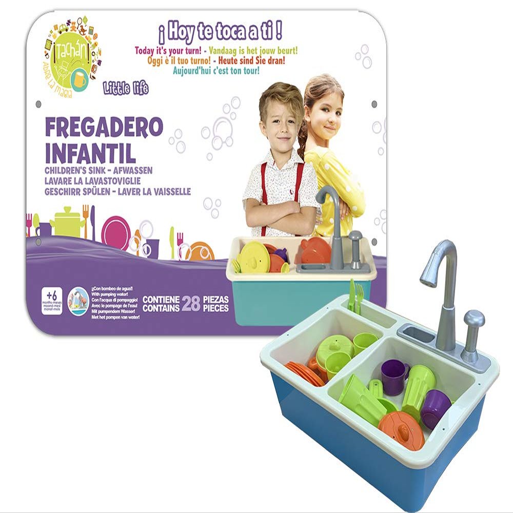 cpa toy group trading s.l.  Children's Sink with Water Pump, Blue (CPAToy Group, S.L. 77877)