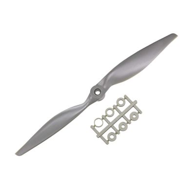 uxcell RC Propellers CW 11x7 Inch 2-Vane for Airplane Nylon Gray with Adapter Rings