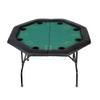 LUCKYERMORE Poker Table 8 Player 48 Octagon Folding Texas Poker Blackjack Game Table with Cup Holder view 3