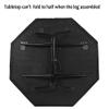LUCKYERMORE Poker Table 8 Player 48 Octagon Folding Texas Poker Blackjack Game Table with Cup Holder view 4