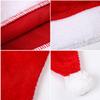 Aneco 8 Pack Christmas Hats Red Plush with White Cuffs Plush Fabric Santa Hat for Christmas Costume Party and Holiday Event view 3