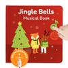Cali's Books Jingle Bells USB-C Rechargeable Christmas Musical Book - Toddler Interactive Christmas Books for Kids and Babies - Sound Books for Toddlers 1-3 - Baby view 1