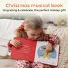 Cali's Books Jingle Bells USB-C Rechargeable Christmas Musical Book - Toddler Interactive Christmas Books for Kids and Babies - Sound Books for Toddlers 1-3 - Baby view 3