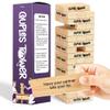 Couples Tower Questions Game - 54 Fun Conversation Starters - Commands for Game Nights, Date Nights, & To Deepen Connections - A Spin on Fun Classic Games Like Tumbling Wooden Block Tower Games view 1