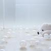 PlayMaty Ball Pool Pit Balls - 2.36inches Phthalate&BPA Free Plastic Ocean Pearl White and Transparent Balls for Kids Toddlers and Babys for Playhouse Play Tent Playpen Party Decoration Pack of 70 view 2