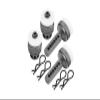 GPM for TRAXXAS-1/10 4WD Ford GT4-TEC 2.0 Aluminum Front & Rear Magnetic Body Mount -8PC Set (Gray) view 1