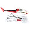RC Helicopter AS350 Ecureuil 450 Pre-Painted Fuselage for 450 Size Helicopters.Suitable for Almost All 450 Size(325mm Rotor Blade) Helicopters Red White Silver Painting view 3