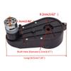 weelye 12V550 40000RPM Gearbox with High Torque 12V DC Motor for Kids Ride on Car SUV Parts, Electric Motor with Gear Box High Speed RS550 DC Motor Match Children Ride on Toys Accessories view 3