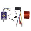 Brush Power Set, Durable 540 Brushed Motor with Cooling Fin + 45A Brushed ESC Set for 1/10 RC Buggy Truggy Truck(Orange) Model Car Accessories view 1