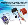 Brush Power Set, Durable 540 Brushed Motor with Cooling Fin + 45A Brushed ESC Set for 1/10 RC Buggy Truggy Truck(Orange) Model Car Accessories view 3