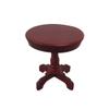SXFSE Dollhouse Decoration Accessories, 1:12 Dollhouse Furniture Miniature Wooden Round Side Table view 1