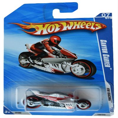 Hot Wheels 2010 Racing 7/10 Canyon Carver 155/240, White/red
