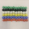 60 Large 1" (25mm) Replacement Solid Glass Marbles for Chinese Checkers, Aggravation, or Marble Games (10 Each of Red, Blue, Yellow, White, Green, Black) view 1
