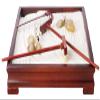Star Magic Deluxe Zen Rock garden with wooden tray, sand, rocks, and a wooden rake view 1