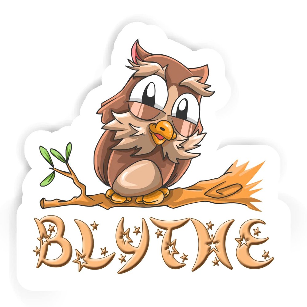 Blythe Owl Sticker (Large, 14x9.8 inch)