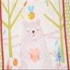 100% Cotton Yellow Bear Bee Nursery Crib Quilt Baby Animal Crib Comforter 1 PC (Yellow) view 3