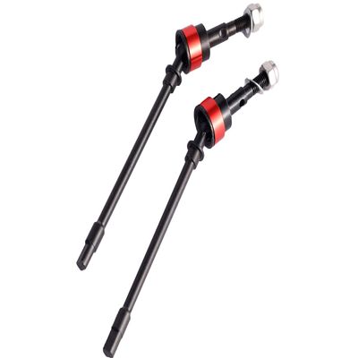 RZXYL Steel Front CVD Drive Shafts for 1/10 Axial SCX10 RC Crawler (Front Axle)