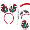 Aneco 9 Styles Reindeer Headband Antlers Headband Christmas Party Costume Head Boppers for Party Favor, 9 Pack view 3