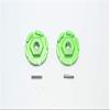 GPM for TRAXXAS-1/10 RUSTLER 4X4 VXL-67076-4 Aluminum HEX Adapter (+2MM) -4PC Set (Green) view 1