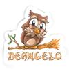 Deangelo Owl Sticker (Large, 14x9.8 inch) view 1
