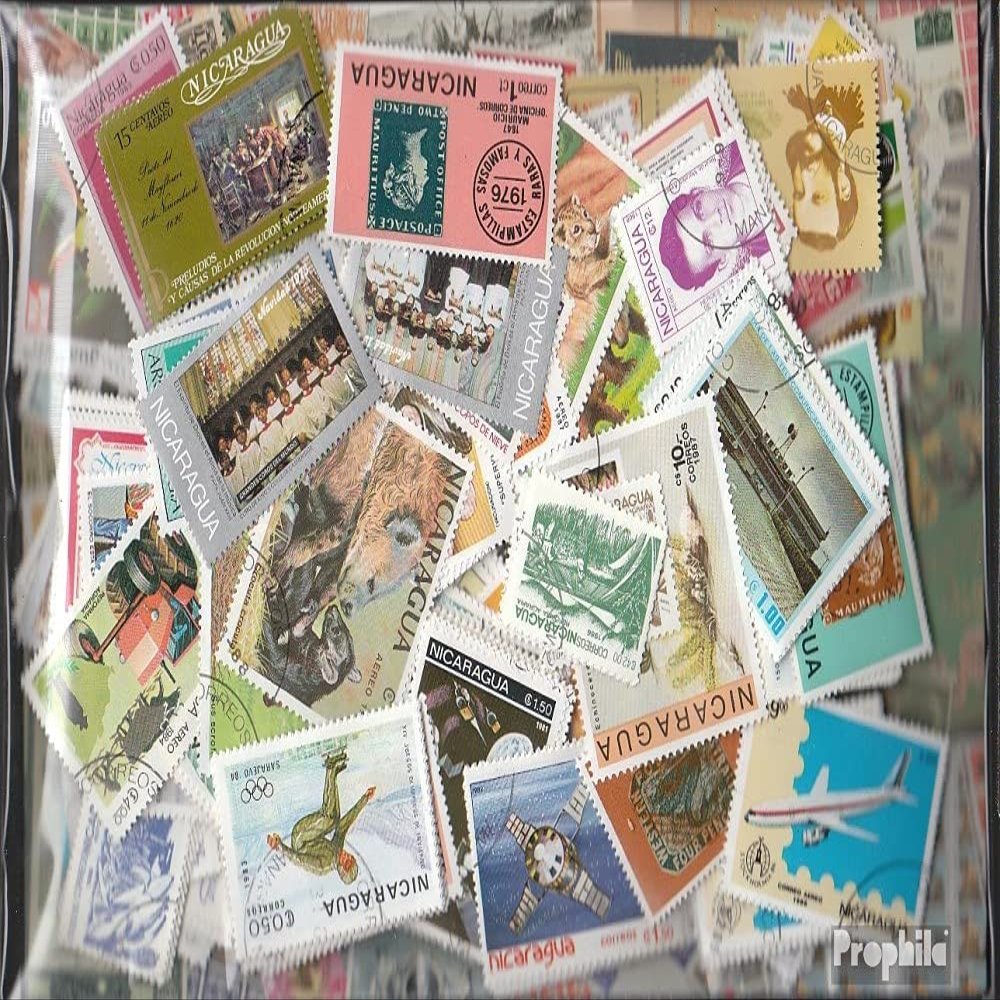 Nicaragua 600 Various Stamps (Stamps for Collectors)