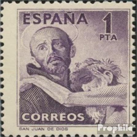 Spain 973 (Complete.Issue.) unmounted Mint/Never hinged ** MNH 1950 San Juan de Dios (Stamps for Collectors)