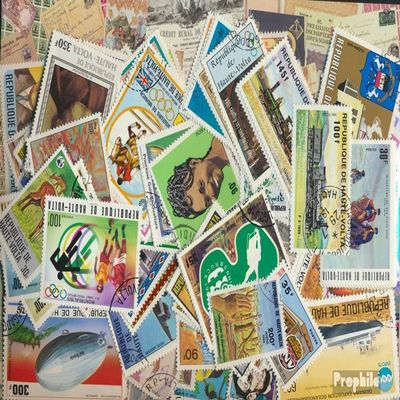 Upper Volta 500 Various Stamps (Stamps for Collectors)
