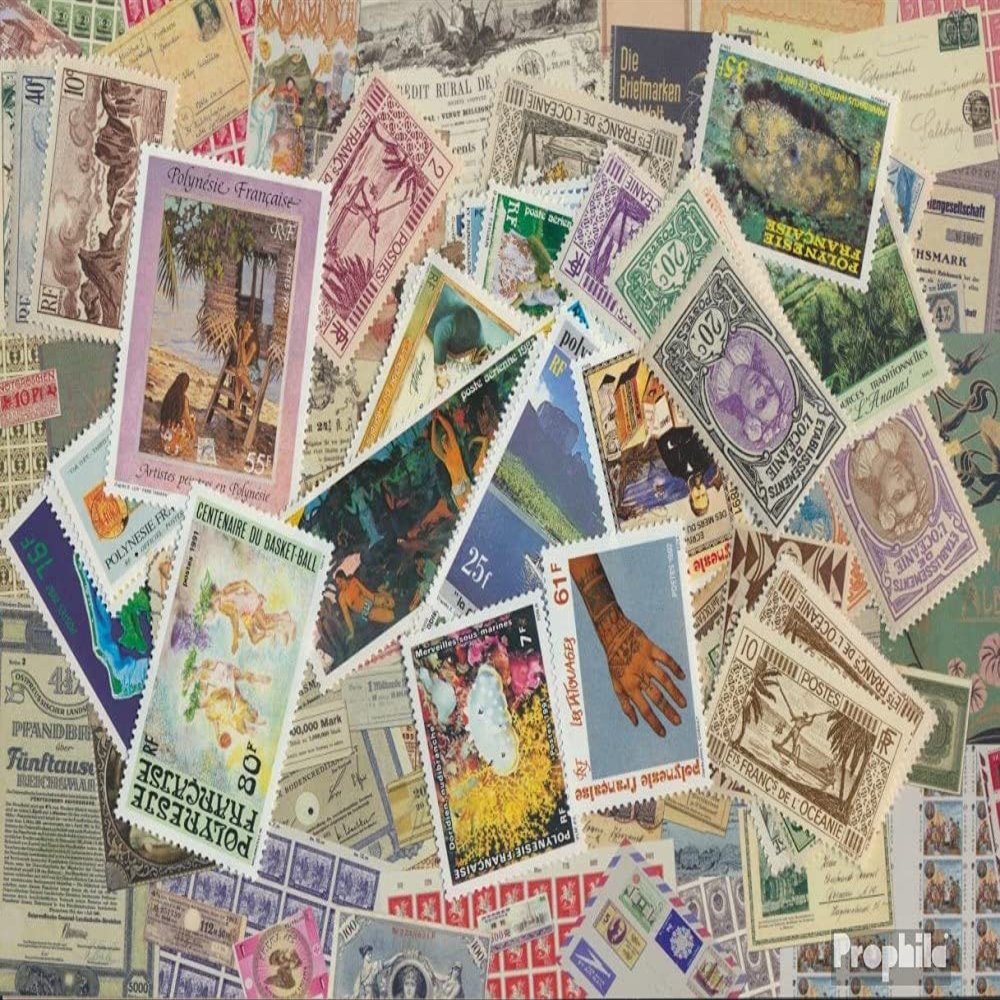 French Polynesia 150 Various Stamps (Stamps for Collectors)