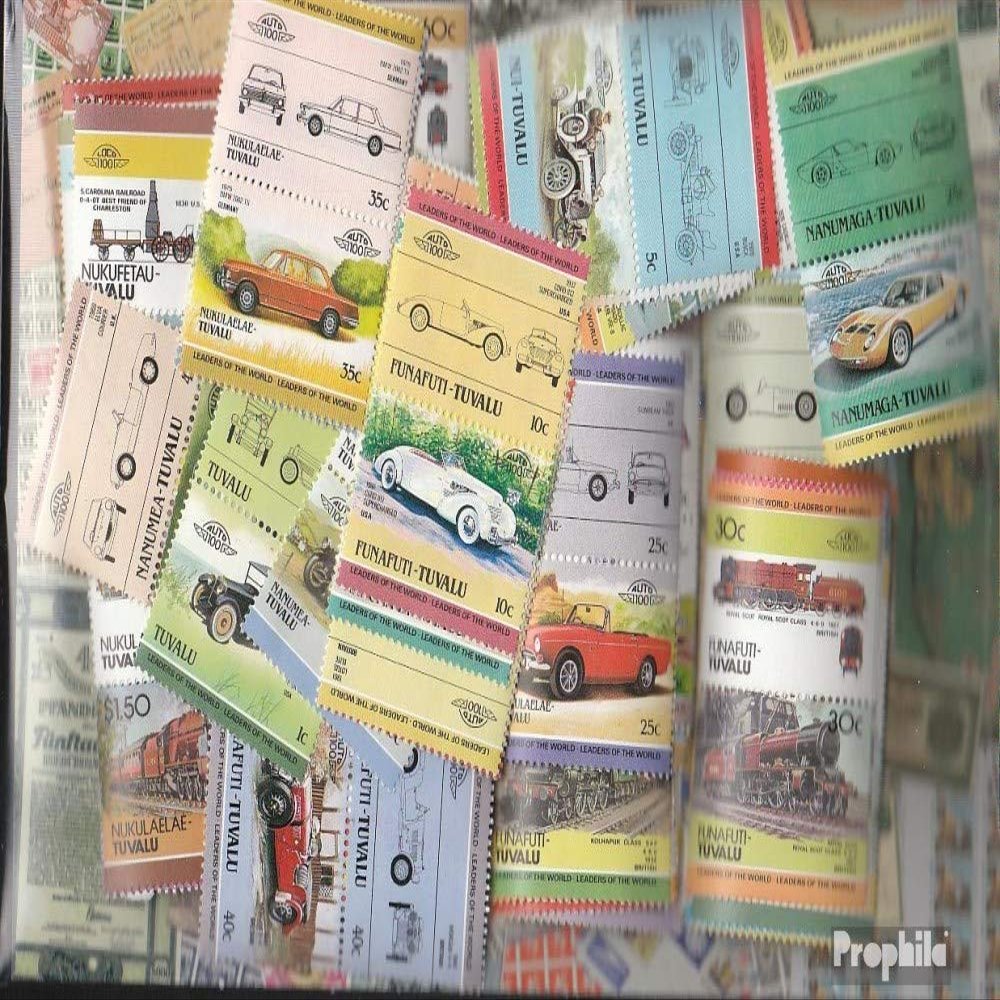 Tuvalu 300 Various Stamps (Stamps for Collectors)