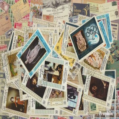 Aden - Upper Yafa 50 Various Stamps (Stamps for Collectors)