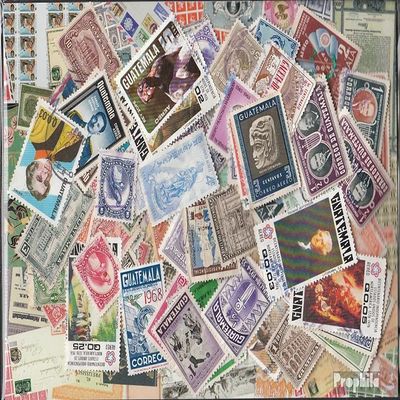 Guatemala 300 Various Stamps (Stamps for Collectors)