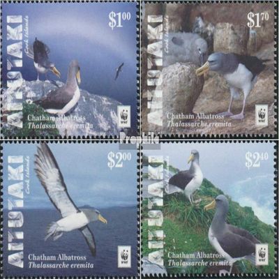 Aitutaki 966-969 (Complete.Issue.) unmounted Mint/Never hinged ** MNH 2016 Chatham-Albatros (Stamps for Collectors) Birds