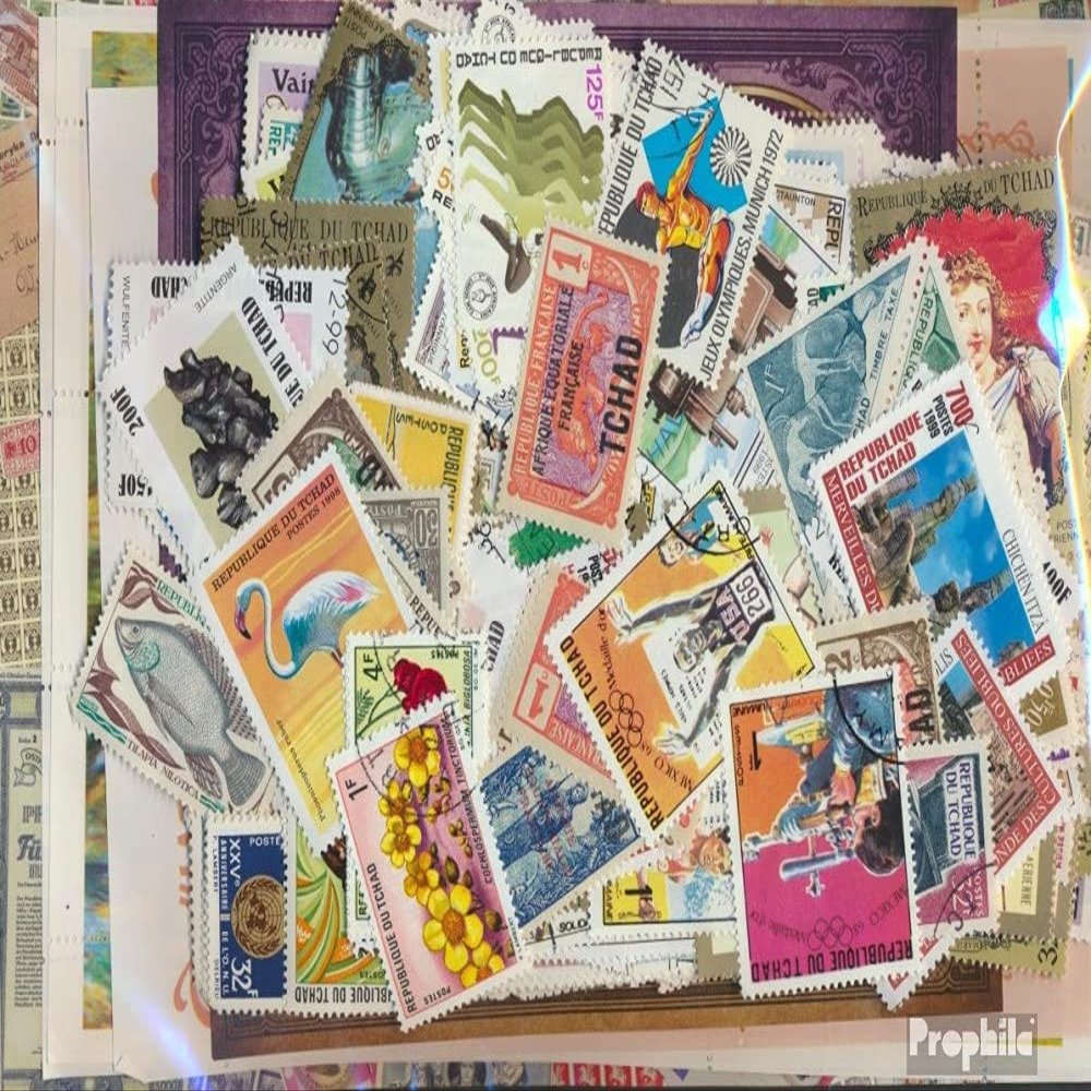 Chad 600 Various Stamps (Stamps for Collectors)