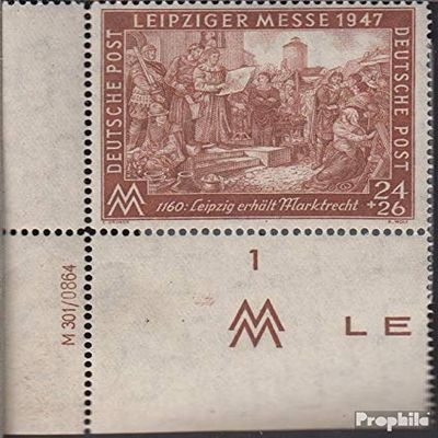 Allied cast.-Community.Issue. 941I D DV with Publication info linienzhnung 13 1/4 unmounted Mint/Never hinged ** MNH 1947 Leipzig Fair (Stamps for Collectors)