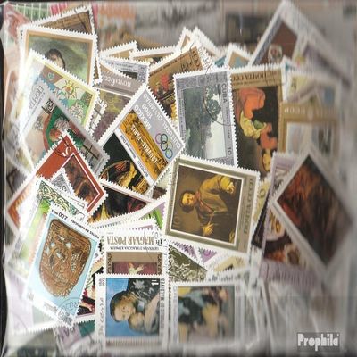 Motives 4.000 Various Paintings Stamps (Stamps for Collectors) Painting