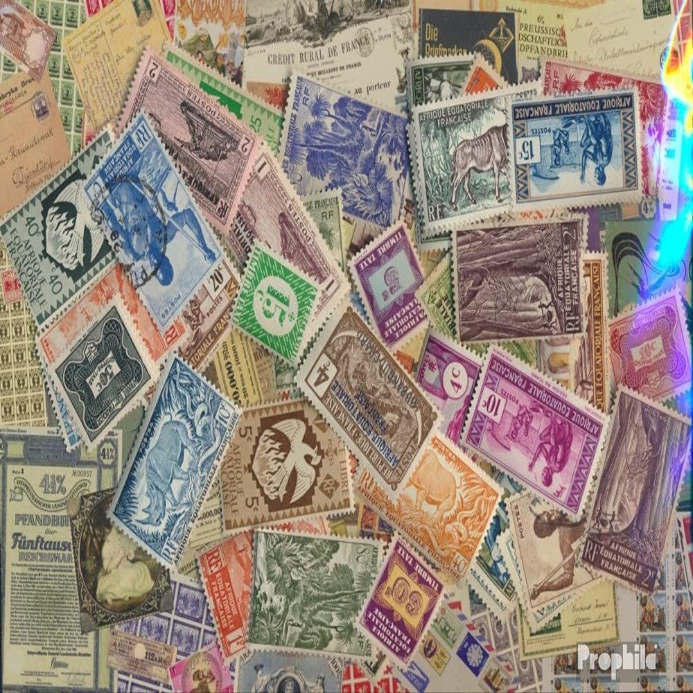 French quatorialafrika 150 Various Stamps (Stamps for Collectors)