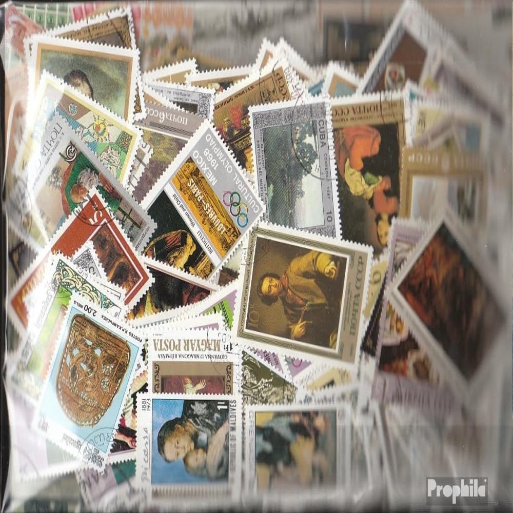 Motives 2.000 Various Paintings Stamps (Stamps for Collectors) Painting