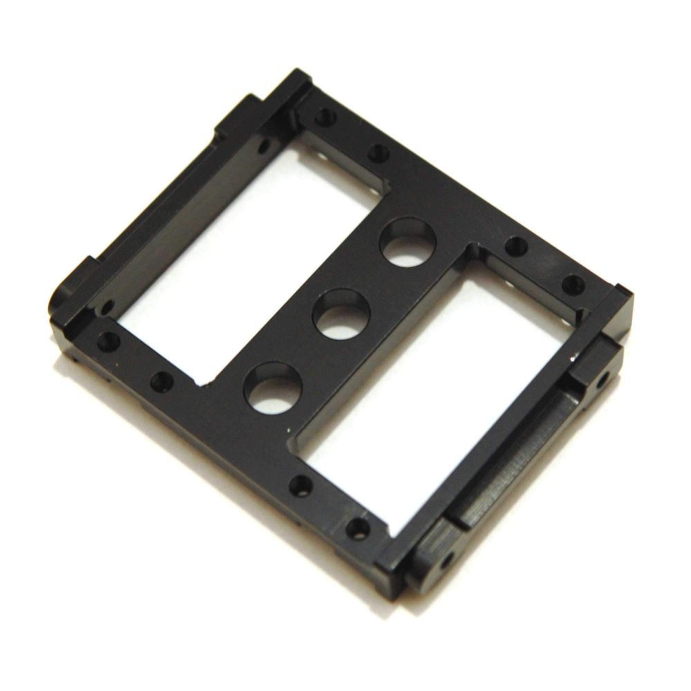 STRC CNC Machined Front Servo Mount Tray, Black: Enduro, STR42004BK