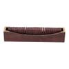 NOVICA Artisan Handmade Wood Brass Domino Set Beech Classic with Mango Holder Brown India Chess Games 'Classic Entertainment' view 3